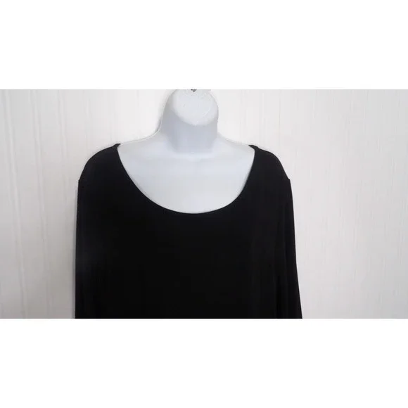 Joseph Ribkoff‎ Little Black Dress LBD Stretch Classic Knee Length New Size 18 Midi